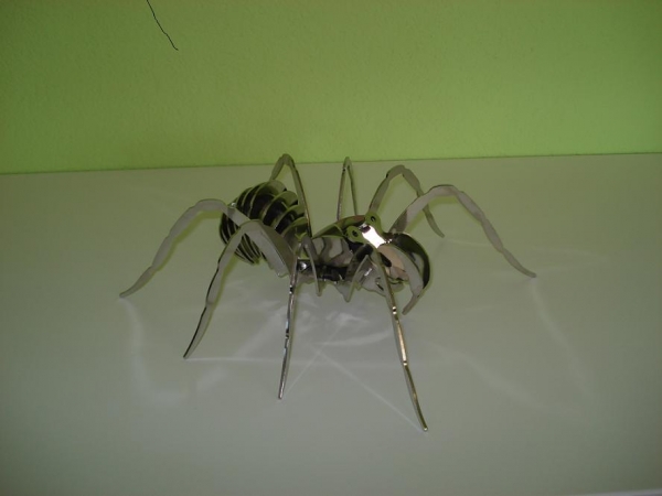 Spinne 2mm Edelstahl elektropoliert